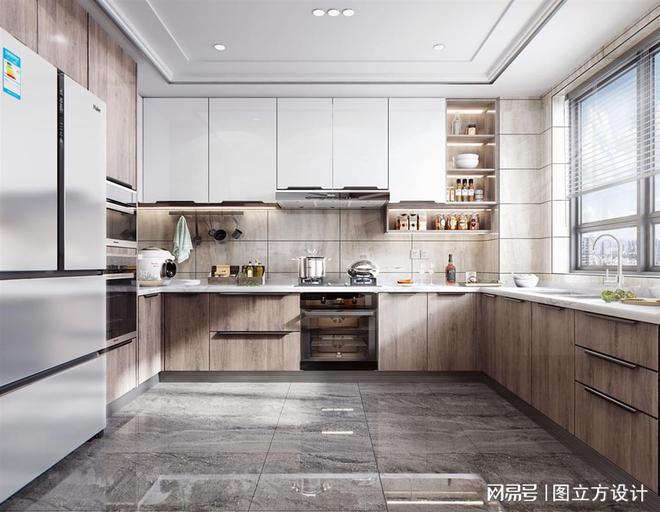 365游戏娱乐平台厨房设计效果图：完美呈现未来烹饪空间(图3)